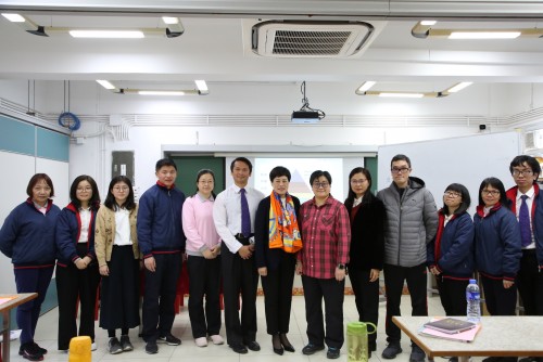 濠小中英文老師培訓參加香港資優專家蔣天慧博士主講的「高階思維融入中文科」的培訓